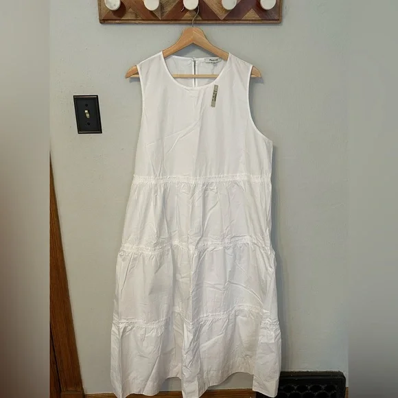 BRAND NEW Madewell Cattail Tiered Dress - Picture 4 of 7